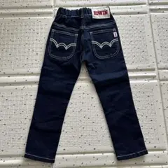 EDWIN ネイビー デニムパンツ ウエストゴム　110㎝