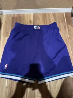ミッチェル&ネス NBA ホーネッツ パープルパンツ L