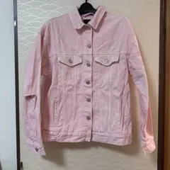 Bershka ピンクデニムジャケット XSのサムネイル