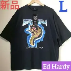 新品　エドハーディー　スネーク　半袖Tシャツ　Lのサムネイル