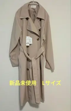 【新品】GLOBAL WORK エアかる ベージュ トレンチコート