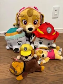 パウ・パトロール ぬいぐるみ 6体セット