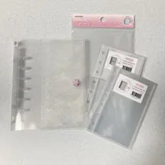 透明リフィル3セット&シール帳