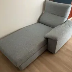 IKEA ソデルハムン カウチ ソファ グレー クッション付き - メルカリ