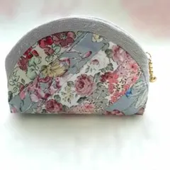 5-8 ハンドメイド　パッチワーク ミニポーチ