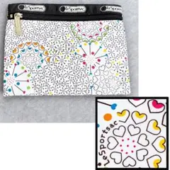 LeSportsac ハート 花火柄 ポーチ Y2K 未使用級 美品