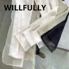 【即日発送】willfully パンツ オーガンジー ウィルフリー 【美品】