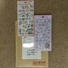 ボンボンドロップシール 和柄 桜 サクラ 猫 ネコ