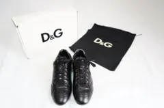D&G ドルチェ＆ガッパーナ　本革　黒 スニーカー 本体 付属品あり 希少のサムネイル
