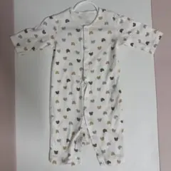 新品未使用　ベビーパジャマ クマ柄 半袖 95cm未満
