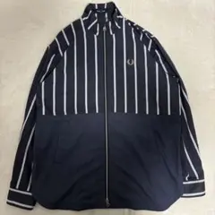 FRED PERRY ストライプシャツジャケット メンズ F2663