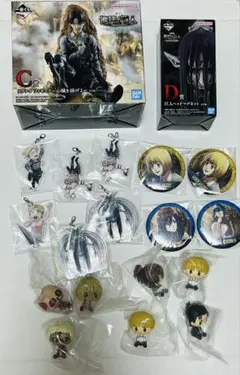進撃の巨人一番くじ　B賞顎の巨人フィギュア、C賞リヴァイフィギュアセット 未開封品】一番くじ 進撃の巨人 B賞 顎の巨人 C賞リヴァイ フィギュア