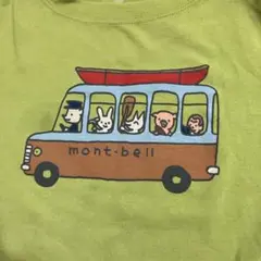 mont-bell バスに乗った動物 Tシャツ
