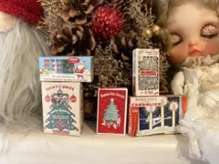 ★ヴィンテージ風クリスマスデコレーションボックス