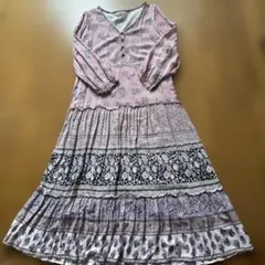 Lugnoncure ロングワンピース ペイズリー柄のサムネイル