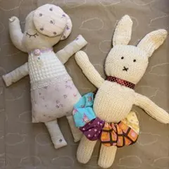 ハンドメイド　ぞう　うさぎ
