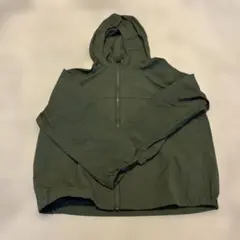 UNIQLO フード付きジャケット 120 ダークグリーン