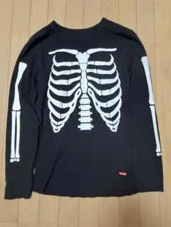 M Supreme Hanes Bones Thermal Crew ボーン 黒