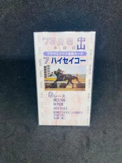 プラザエクウス 名馬カード ハイセイコー GⅠカード 馬券型カード