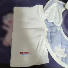 ミキハウス　赤ちゃんの城 スタイ ガーゼハンカチ セット　よだれかけ