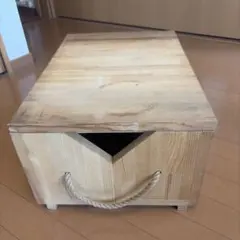 木製 収納ボックス 園芸スタンド 多目的 カントリー雑貨 ネジ無し