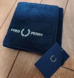 新品☆FRED PERRY タオルハンカチ ブラック