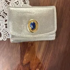 HASHIBAMI 三つ折りミニ財布 シルバー