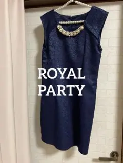 ROYAL PARTY ビジューレースワンピース