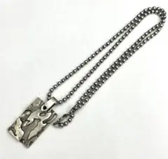 ★COMMAND コマンド 迷彩カモフラ SV925ネックレス 専用ポーチ付き