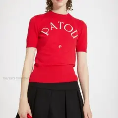 PATOU 正規品 ロゴ半袖ニット パトゥのサムネイル