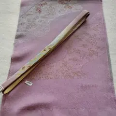 おしゃれな高級正絹手組帯締めと正絹帯揚げセット0534