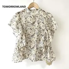 新品未使用】TOMORROWLAND クラッシュドボタニカルプリント ボウタイ
