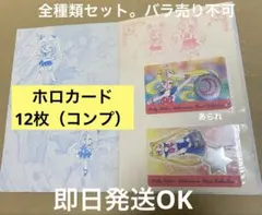 セーラームーン なかよし付録　カードコレクション12枚　ファイル有り　希少　レアのサムネイル