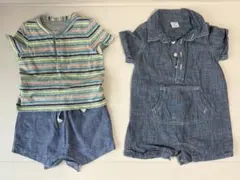 GAP デニムロンパース 6-12ヶ月