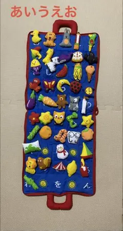 未使用★布のプレイバッグ　たのしいあいうえお　ロザリナコレクションのサムネイル