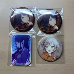 プロセカ 日野森志歩 星乃一歌 グリッター缶バッジ スクエア缶バッジ