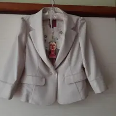 ドーリーガールバイアナスイ ANNASUI テーラードジャケット ベージュ 夏に