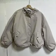 INGNI ベージュ マウンテンパーカー キルティング裏地