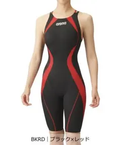 arena スポーツ用水着 ブラック×レッド サイズはO