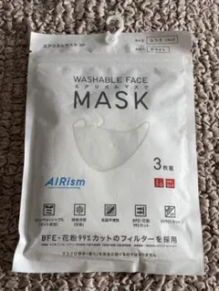 【未開封】UNIQLO エアリズムマスク　Lサイズ 3枚組　ホワイト　洗える