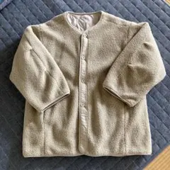 CLANE HOMME リバーシブルミリタリーボアジャケット