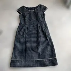 green label relaxing 半袖ドット柄ワンピース 40