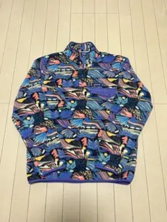 【極美品】パタゴニア シンチラスナップT 50周年記念モデル 総柄 【M】