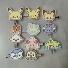 ポケモン　ヘアクリップ セット