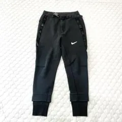 Nike x Sacai スウェットジョガーパンツ サイドライン　黒ブラック