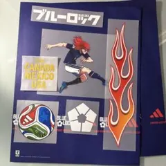 adidas ブルーロック2026 ノベルティ 高熱圧着シール 千切豹馬 ゼビオ