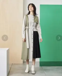 美品✨ UNITED TOKYO シアードリームブロッキングワンピース サイズ1