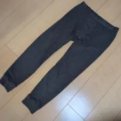 UNIQLOメンズ超極暖ヒートテックタイツ前開きＬサイズダークグレー旧タイプ