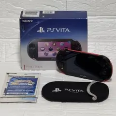 PS Vita 2000 PCH-2000 ピンクブラック 本体 箱付 動作OK