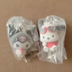 サンリオ　フロッキーマスコット　クロミ・ポチャッコ　2個セット